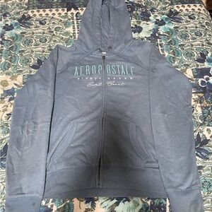 Aeropostale Slate Blue Hoodie